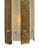 Murano Glass Striped Gold Sconces