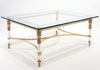 Bronze and Chrome Coffee Table by Maison Raphael