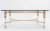 Bronze and Chrome Coffee Table by Maison Raphael