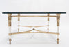 Bronze and Chrome Coffee Table by Maison Raphael