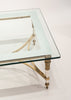 Bronze and Chrome Coffee Table by Maison Raphael