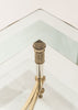 Bronze and Chrome Coffee Table by Maison Raphael