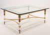 Bronze and Chrome Coffee Table by Maison Raphael