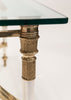 Bronze and Chrome Coffee Table by Maison Raphael