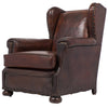 French Vintage Leather Club Chair