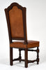 Six Louis XIII Style Leather Dining Chairs