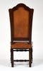 Six Louis XIII Style Leather Dining Chairs