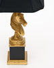 Maison Charles Vintage Brass Horse Head Lamp