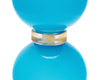 Turquoise Murano Glass Lamps