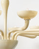 Murano Ivory Glass Chandelier