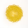 Yellow Murano Glass Rostrate Bowl