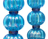 Iridescent Blue Murano Glass Lamps