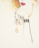 Cindy Crawford by Rene Gruau Lithograph
