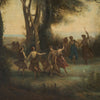 19th Century Oil Painting of Dance of the Nymphs