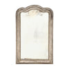 Silver Leafed Antique French Mirror