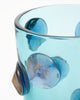 Murano Glass Blue Medallion Vases