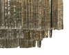 Murano Glass Smoked “A Piastre” Chandelier