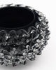 Black Murano Glass Rostrate Bowl