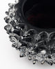 Black Murano Glass Rostrate Bowl