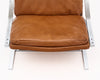 Vintage Leather Armchairs by Knoll