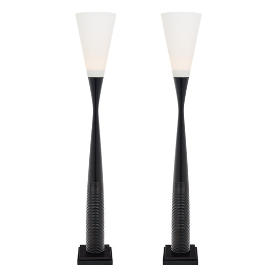 Art Deco Totem French Floor Lamps