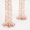 Murano Glass Pink Rostrate Lamps