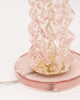 Murano Glass Pink Rostrate Lamps