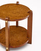 Art Deco Period Burled Side Table