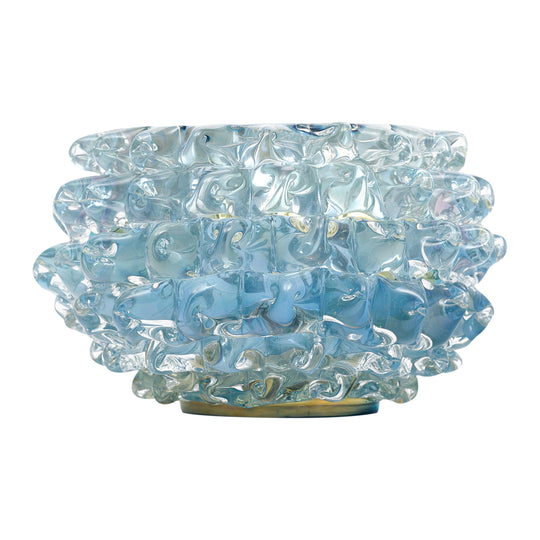 Murano Glass Rostrate Sky Blue Bowl