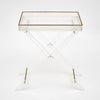 Vintage French Lucite Tray Table