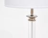 Glass and Chrome Vintage Floor Lamp