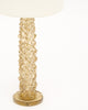 Murano Glass Amber Rostrate Lamps