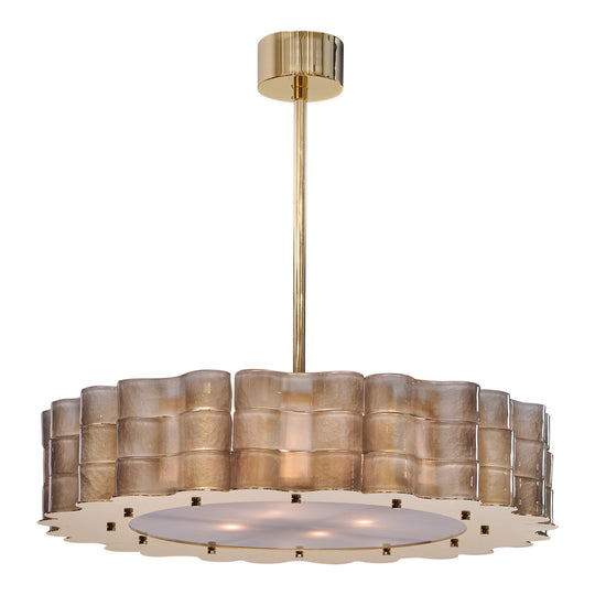 Murano Glass “Tamburo” Chandelier