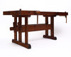 Antique French Alps "Ski" Workbench