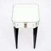 French Art Deco Mirrored Side Tables