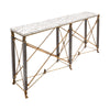 French Empire Console Table with Marble