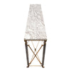 French Empire Console Table with Marble