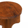 French Vintage Olive Wood Side Tables / Stools