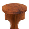 French Vintage Olive Wood Side Tables / Stools