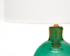 Murano Glass Green and Avventurina Lamps