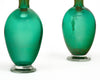 Murano Glass Green and Avventurina Lamps