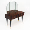 Mid-Century Ebony of Macassar Vanity