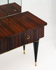 Mid-Century Ebony of Macassar Vanity