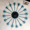 Avio Blue Murano Glass Chandelier, In Stock - on hold
