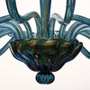 Avio Blue Murano Glass Chandelier, In Stock - on hold