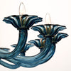 Avio Blue Murano Glass Chandelier, In Stock - on hold