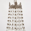 Antique Crystal Silver Chandelier