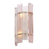 Murano Glass Striped Pink Sconces, In Stock