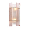 Murano Glass Striped Pink Sconces, In Stock