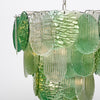 Murano Glass Textured Green Chandelier